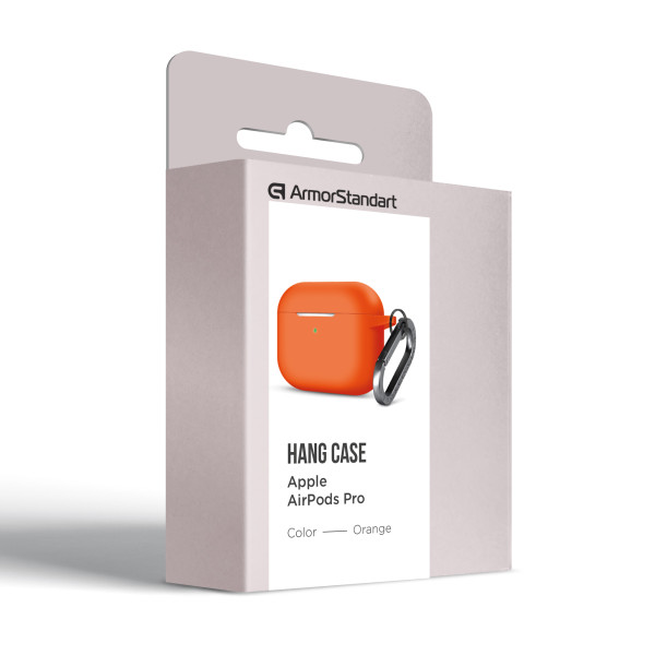 Фото - Чехол для наушников Armorstandart Hang Case for Apple Airpods Pro Orange (ARM56065)