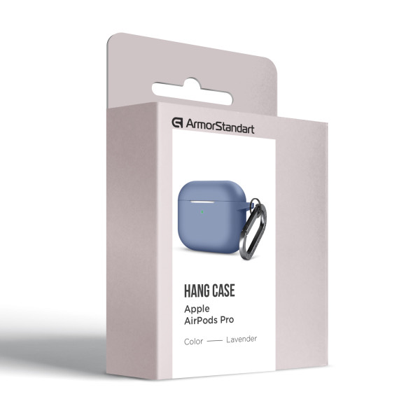 Фото - Чохол для навушників Armorstandart Hang Case for Apple Airpods Pro Lavender (ARM56062)
