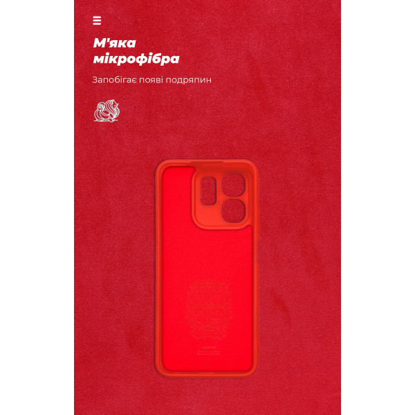 Фото - Чохол для смартфону Armorstandart ICON for Infinix Hot 50i / Smart 9 Camera cover Red (ARM80982)