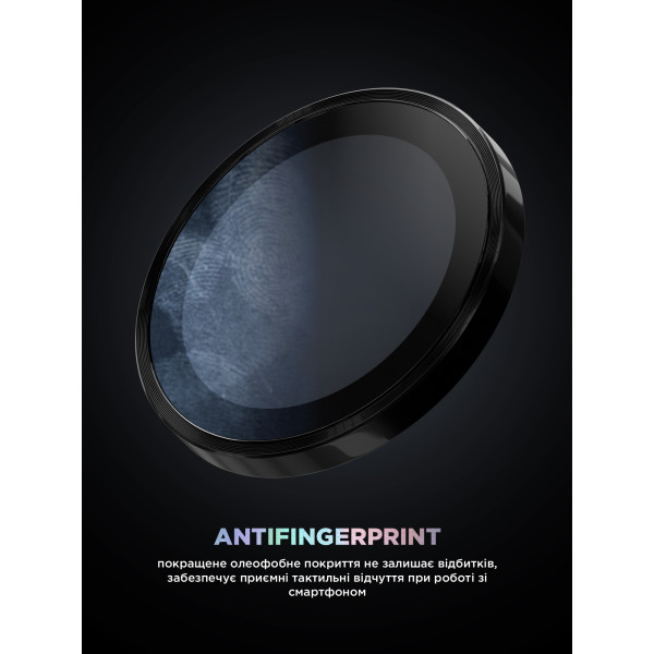 Фото - Захисне скло для смартфону Armorstandart для камери Supreme Black Icon for iPhone 14 Pro/14 Pro Max Black (ARM76595)