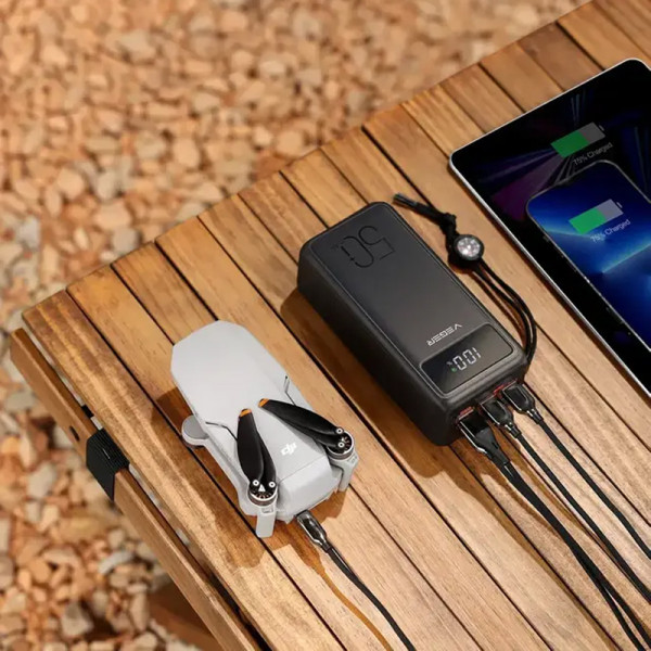 Фото - Батарея мобильная Veger Built-in LED Flash 56000mAh 202,2Wh 3.7V Black (VG-W5001C)