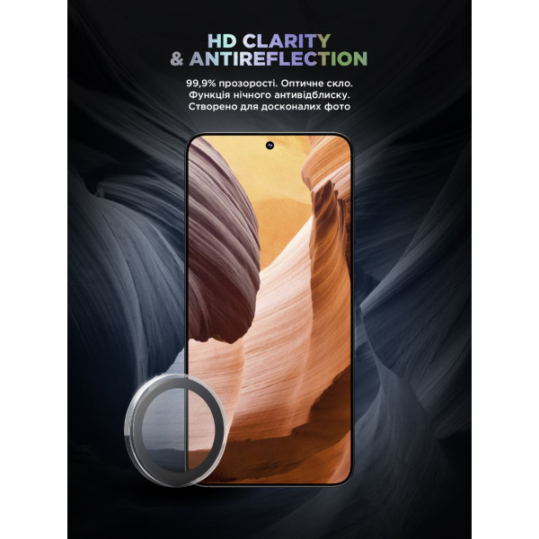 Фото - Защитное стекло для смартфона Armorstandart для камеры Supreme Black Icon for Samsung S24 Plus Clear (ARM76615)