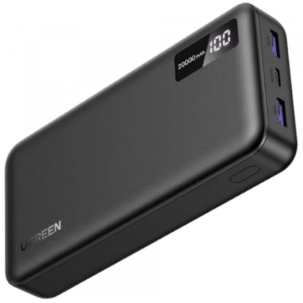Фото - Батарея мобильная UGREEN PB312 20000mAh QC+PD 22.5W Black (6941876226832)