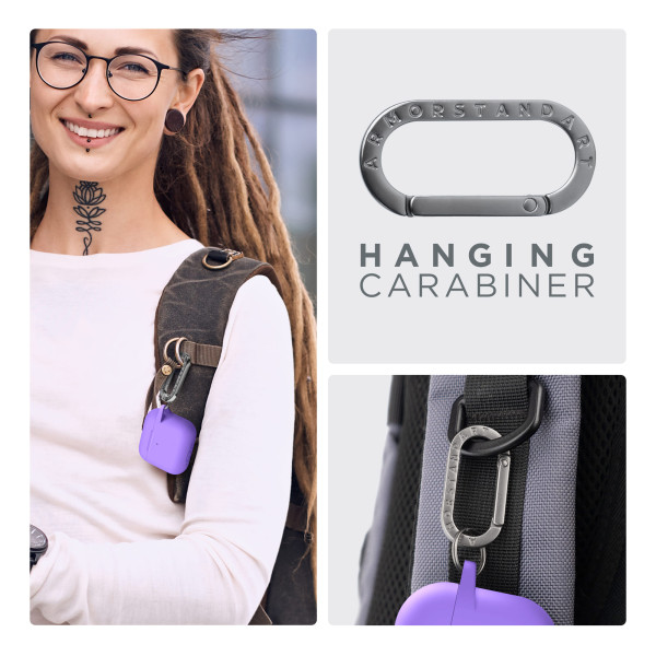 Фото - Чохол для навушників Armorstandart Hang Case for Apple AirPods 4 Purple (ARM81292)