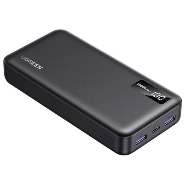 Фото - Батарея мобильная UGREEN PB312 20000mAh QC+PD 22.5W Black (6941876226832)