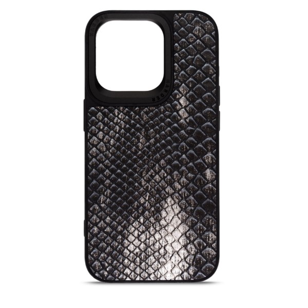 Фото - Чехол для смартфона Harder Lizard for Apple iPhone 15 Pro Black (ARM76869) Фото - Чехол для смартфона Harder Lizard for Apple iPhone 15 Pro Black (ARM76869)