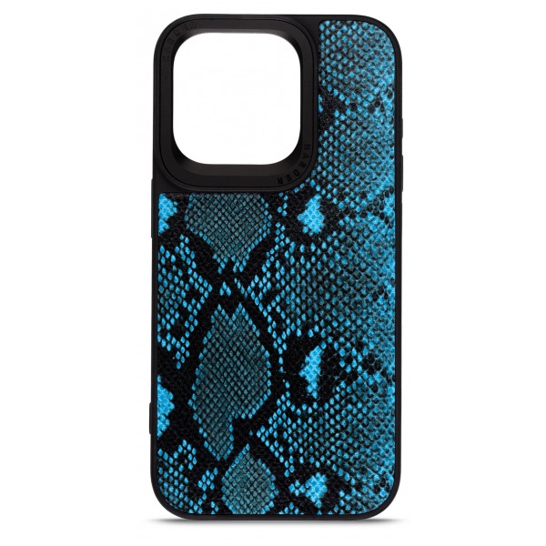 Фото - Чохол для смартфону Harder Genuine Snake for Apple iPhone 15 Pro Dark Blue (ARM76781)