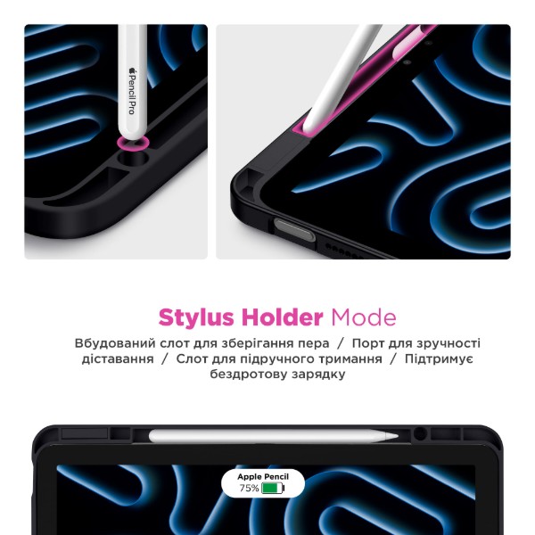 Фото - Чехол для планшета Armorstandart Y-Type PEN for Samsung Galaxy Tab S10 FE+ Black (ARM85530)