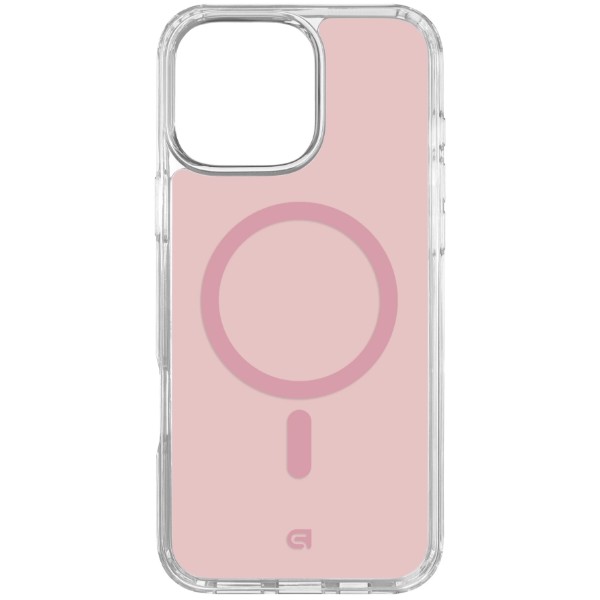 Фото - Чохол для смартфону Armorstandart Clear Hybrid MagCase for Apple iPhone 16 Pro Max Pink (ARM91735)