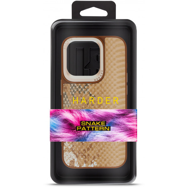 Фото - Чохол для смартфону Harder Snake Pattern for Apple iPhone 14 Pro Beige (ARM76806)