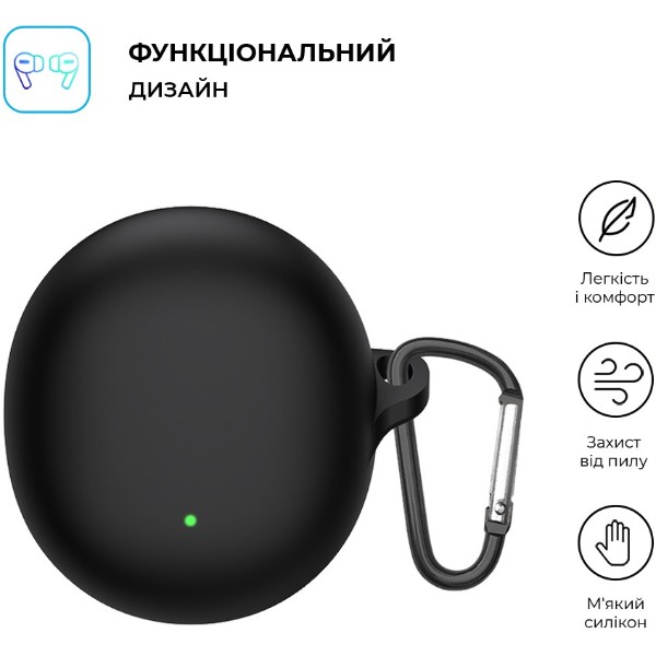 Фото - Чехол для наушников ArmorStandart Hang Case for OPPO Enco Air3 Black (ARM79938)