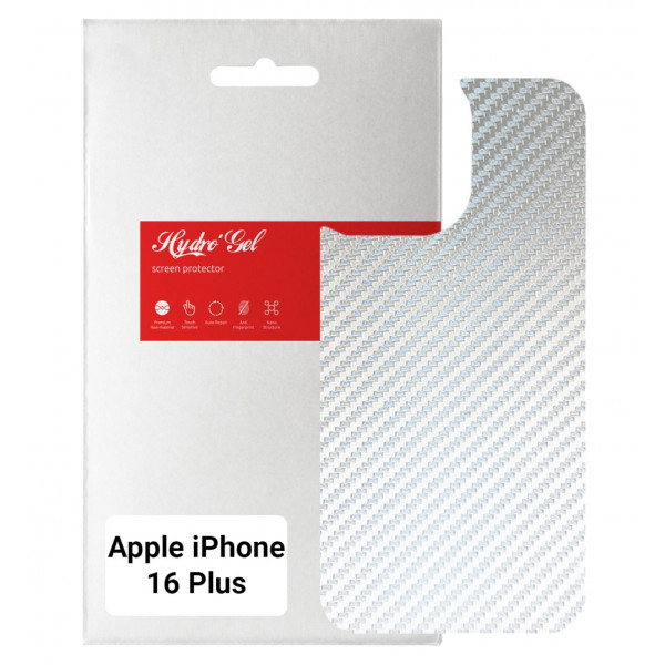 Фото - Захисна плівка для смартфону Armorstandart на задню панель for Apple iPhone 16 Plus Carbone Silver (ARM79606)