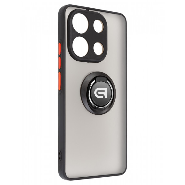 Фото - Чохол для смартфону Armorstandart Frosted Matte Ring for Xiaomi Redmi Note 13 4G Black (ARM75441)