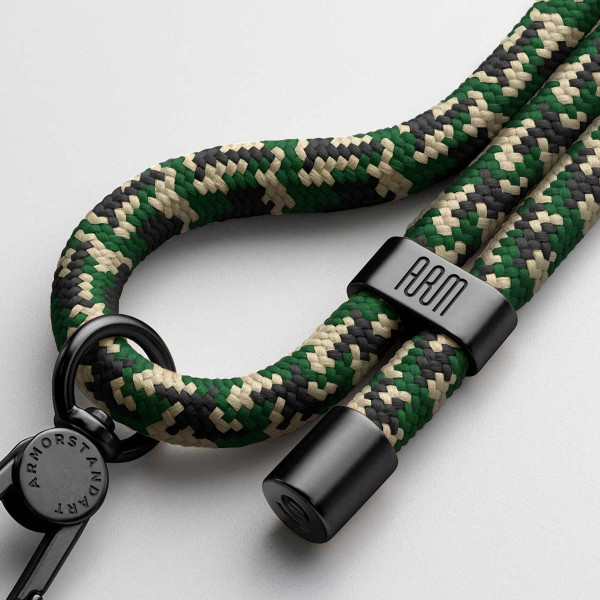 Фото - Ремінець для смартфону Armorstandart Rope Black Military with Clear holder (ARM76092)