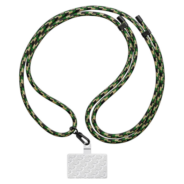 Фото - Ремінець для смартфону Armorstandart Rope Black Military with Clear holder (ARM76092)