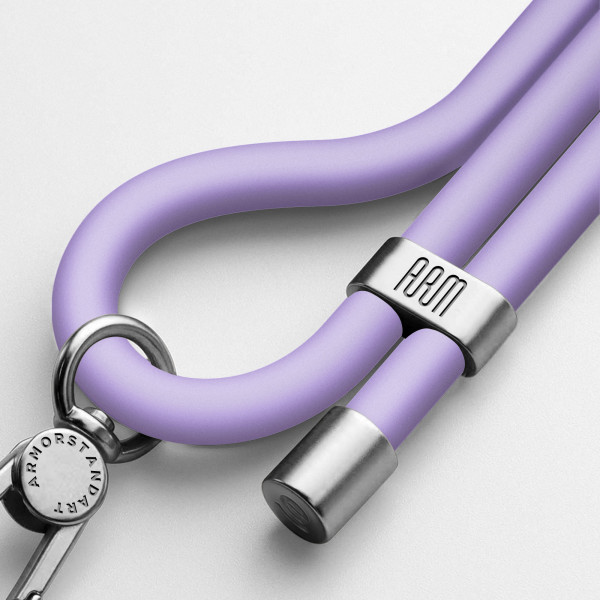 Фото - Ремінець для смартфону Armorstandart Silicone Rope Titanium Violet with Grey holder (ARM76274)