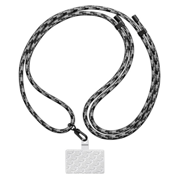 Фото - Ремінець для смартфону Armorstandart Rope Black Monochrome with Clear holder (ARM76091) Фото - Ремінець для смартфону Armorstandart Rope Black Monochrome with Clear holder (ARM76091)