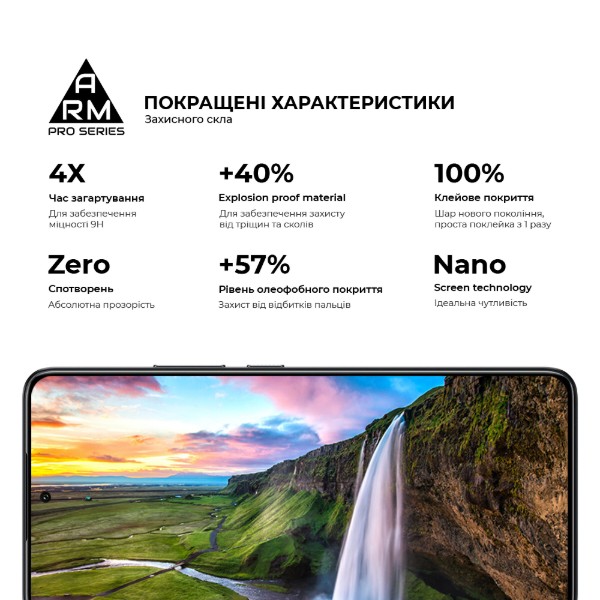 Фото - Захисне скло для смартфону Armorstandart Pro for Xiaomi 14T/14T Pro Black (ARM79330)