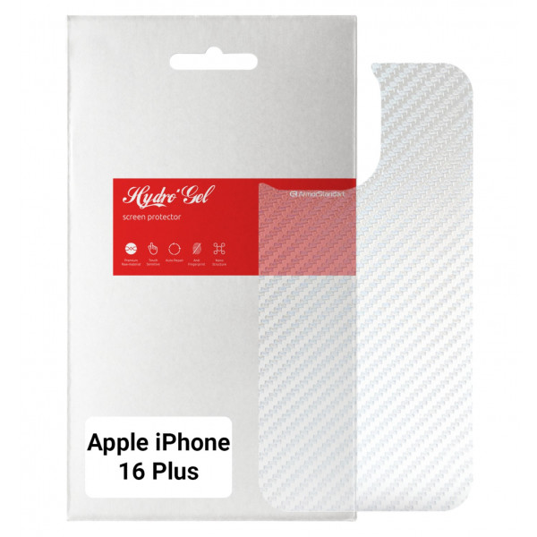 Фото - Захисна плівка для смартфону Armorstandart на задню панель for Apple iPhone 16 Plus Carbone Transparent (ARM79607)