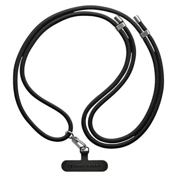 Фото - Ремінець для смартфону Armorstandart Rope Titanium Onyx with Dark holder (ARM76098) Фото - Ремінець для смартфону Armorstandart Rope Titanium Onyx with Dark holder (ARM76098)