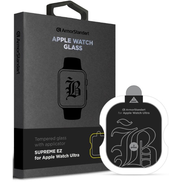 Фото - Захисне скло для смарт-годинника Armorstandart Supreme Black Icon for Apple Watch Ultra 49 mm (ARM77073) Фото - Захисне скло для смарт-годинника Armorstandart Supreme Black Icon for Apple Watch Ultra 49 mm (ARM77073)