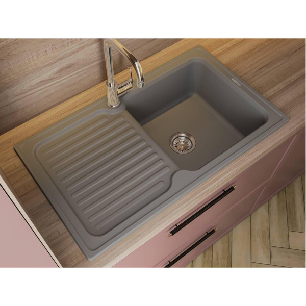 Фото - Мийка кухонна Miraggio ORLEAN Gray