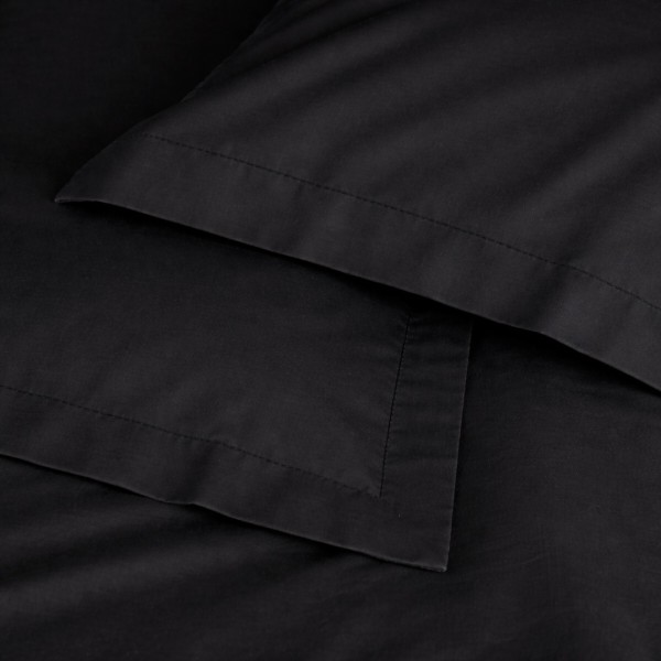 Фото - Комплект постільної білизни MirSon Poplin Line 099 Black 200 x 220 см (2200006279808)