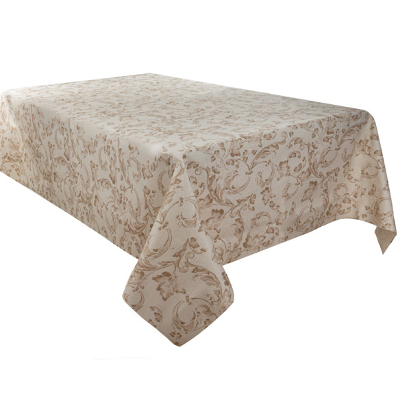 Фото - Скатертина прямокутна Lefard Ornamental беж 140х180 см (715-436)