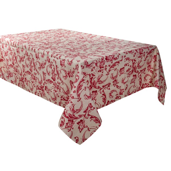 Фото - Скатерть прямоугольная Lefard Ornamental бордо 140х240 см (715-434)