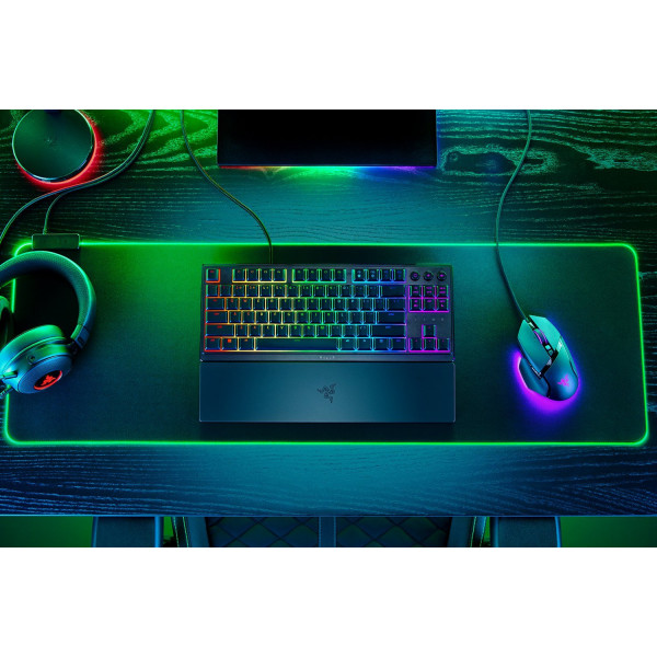 Фото - Клавиатура проводная игровая Razer Ornata V3 TKL 84key (RZ03-04881800-R371)