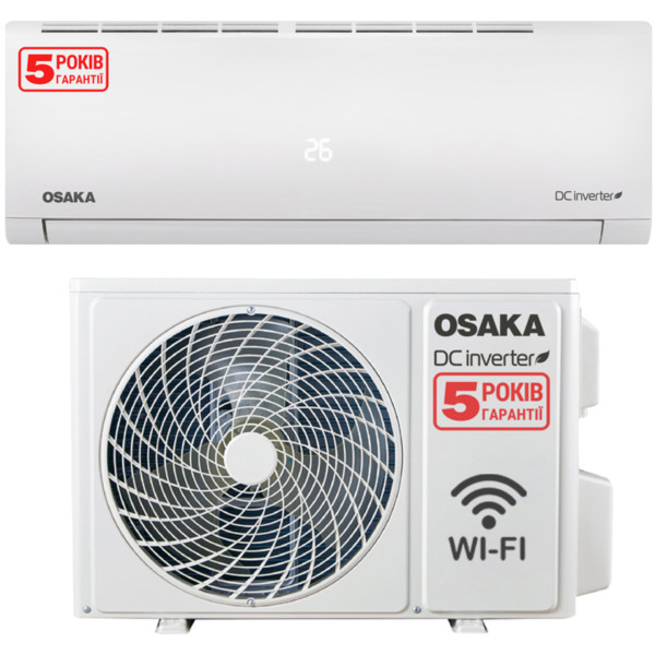 Фото - Кондиціонер спліт OSAKA STV-09HH5 DC Inverter Wi-Fi Фото - Кондиціонер спліт OSAKA STV-09HH5 DC Inverter Wi-Fi