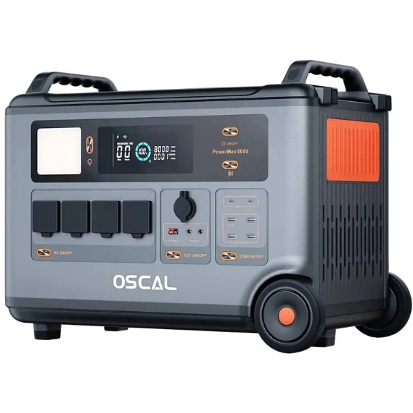 Фото - Зарядна станція універсальна Oscal 6000Вт PowerMax 6000