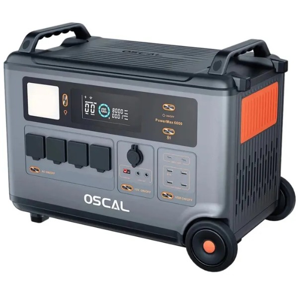 Фото - Зарядна станція універсальна Oscal 6000Вт PowerMax 6000