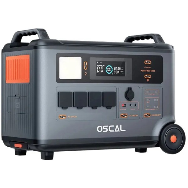 Фото - Зарядна станція універсальна Oscal 6000Вт PowerMax 6000