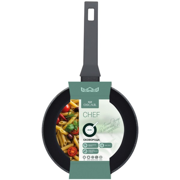 Фото - Сковорода универсальная OSCAR CHEF 28 см new (OSR-1101-28/n)
