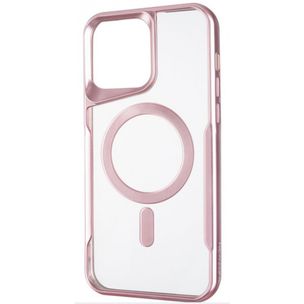 Фото - Чохол для смартфону Gelius Casual Frame Case MagSafe for iPhone 14 Rose Gold (98574)