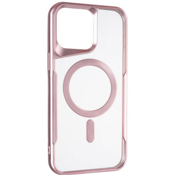 Фото - Чохол для смартфону Gelius Casual Frame Case MagSafe for iPhone 14 Rose Gold (98574)