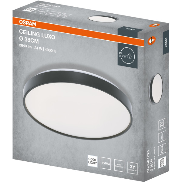 Фото - Світлодіодний світильник Osram CEILING LUXO 24Вт 4000К (4099854651267)