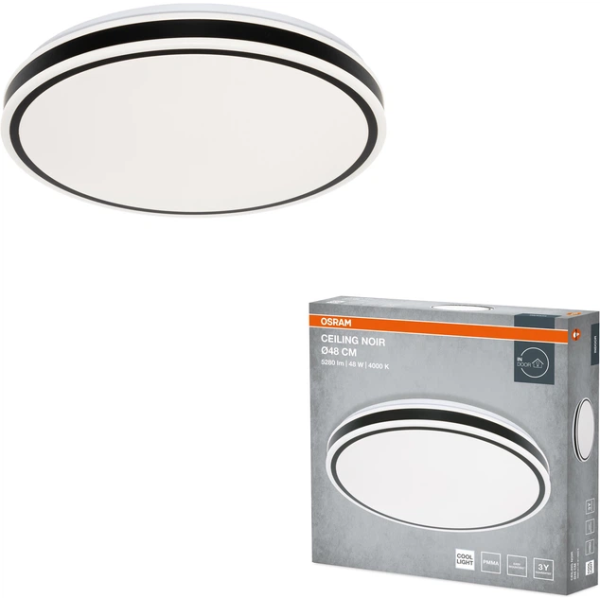 Фото - Светодиодный светильник Osram CEILING NOIR 480мм Round 48Вт 4000K (4099854664045)
