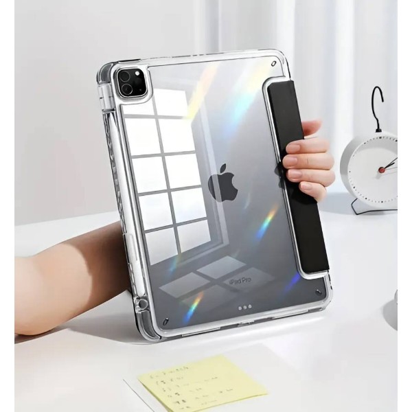 Фото - Чехол для планшета BeCover Ultra Slim Origami Transparent for Apple iPad Pro 13" M4 2024 Black (711693)