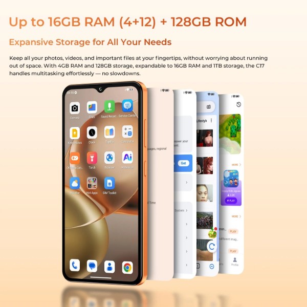 Фото - Смартфон OUKITEL C17 4/64GB Orange