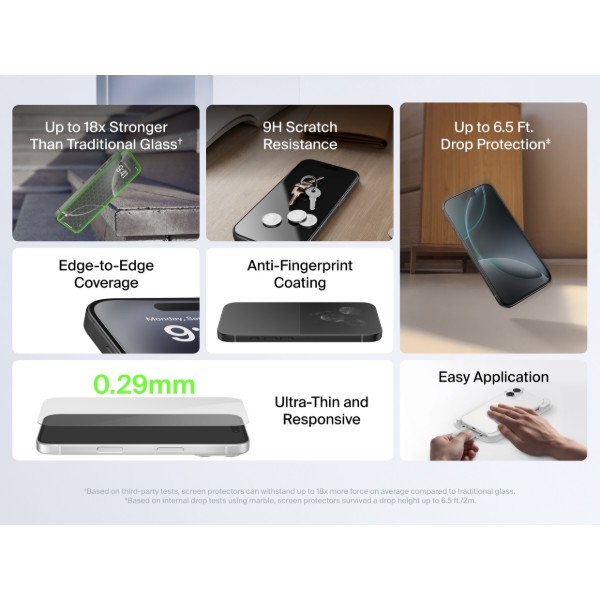 Фото - Захисне скло для смартфону Belkin for iPhone Air (OVA237HQ)
