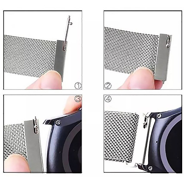 Фото - Ремінець для смарт-годинника BeCover Milanese Style for Xiaomi Amazfit Bip 20mm Lite/BipS Lite/Bip3/Bip3 Pro/GTR 42mm/GTS/TicWatch S2/TicWatch E/GTS 3/GTS 2 mini Gold (707682)