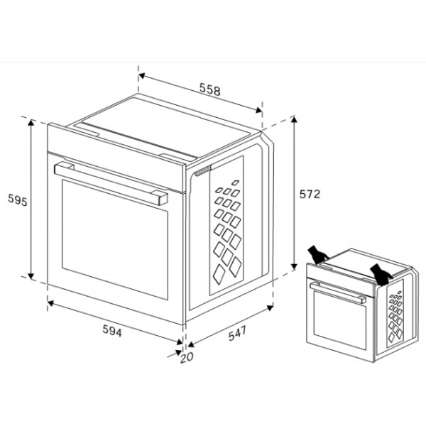 Фото - Духовой шкаф электрический Beko BIM24300WS