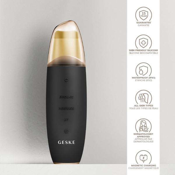 Фото - Прилад для чищення обличчя GESKE MicroCurrent Skin Scrubber & Blackhead Remover 9 в 1 (GK000044GY01)