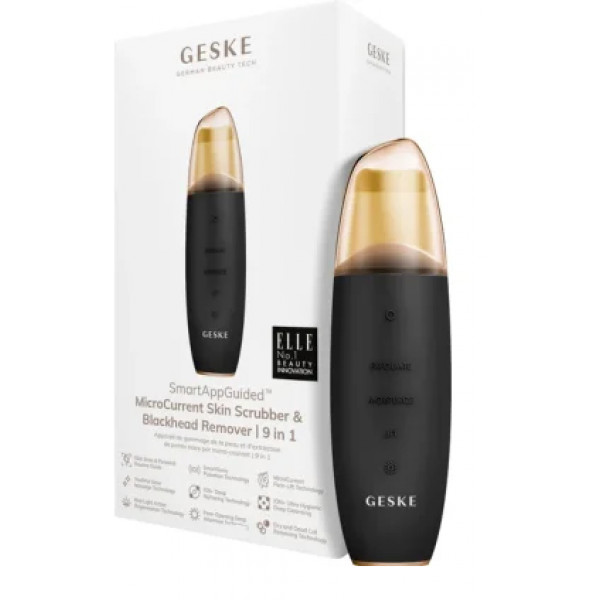 Фото - Прилад для чищення обличчя GESKE MicroCurrent Skin Scrubber & Blackhead Remover 9 в 1 (GK000044GY01)