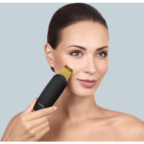 Фото - Прилад для чищення обличчя GESKE MicroCurrent Skin Scrubber & Blackhead Remover 9 в 1 (GK000044GY01)
