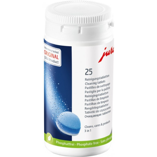 Фото - Таблетки для удаления масляного налета Jura для 3-фазовой очистки уп. 25 шт. (24190)