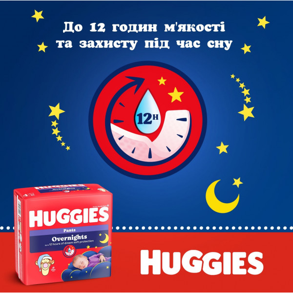 Фото - Одноразовые подгузники-трусики Huggies Pant Размер 5 (12-17 кг), 24 шт. (5029053581095)