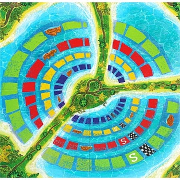 Фото - Настільна гра (3-4 роки) Strateg Aqua racing (30416)